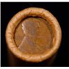 Image 2 : Mixed small cents 1c orig shotgun roll, 1919-d Wheat Cent, 1863 Indian Cent other end, Brinks Wrappe
