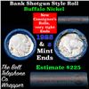 Image 1 : Buffalo Nickel Shotgun Roll in Old Bank Style 'Bell Telephone'  Wrapper 1925 & S Mint Ends