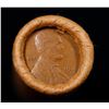 Image 2 : Mixed small cents 1c orig shotgun roll, 1919-s Wheat Cent, 1883 Indian Cent other end, Brinks Wrappe