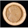 Image 2 : Mixed small cents 1c orig shotgun roll, 1917-d Wheat Cent, 1862 Indian Cent other end, Brinks Wrappe