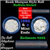 Image 1 : Buffalo Nickel Shotgun Roll in Old Bank Style 'Bell Telephone'  Wrapper 1924 & S Mint Ends