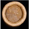Image 2 : Mixed small cents 1c orig shotgun roll, 1918-d Wheat Cent, 1898 Indian Cent other end, Brinks Wrappe