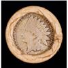 Image 3 : Mixed small cents 1c orig shotgun roll, 1919-d Wheat Cent, 1862 Indian Cent other end, Brinks Wrappe