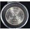 Image 3 : Pope John Paul II Colorized JFK Half Dollar - Morgan Mint w/ Certificate Kennedy Half Dollar 50c Gra
