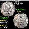 Image 1 : 1896-p Morgan Dollar $1 Grades Select+ Unc