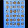 Image 3 : Partial Lincoln 1c Whitman folder #2, 1941-1979, 70 coins with one Canadian cent and many extra.