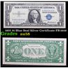 1957 $1 Blue Seal Silver Certificate FR-1619 Grades Choice AU/BU Slider