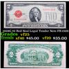 1928G $2 Red Seal Legal Tender Note FR-1508 Grades vf+