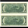 Image 2 : 1976 US $2 Bill Consecutive Notes Gem Unc    (COI-1015)