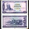 Image 1 : 1971 Guinea 100 Sylis Crisp Unc RARE Note (COI-3802)