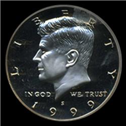 1999 Kennedy Half PROOF Gem Graded PR70 (COI-4084)