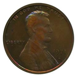 1971S PROOF Lincoln Cent Coin Graded PR69 DCAM (COI-4272)