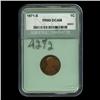 Image 2 : 1971S PROOF Lincoln Cent Coin Graded PR69 DCAM (COI-4272)