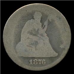 1876 Seated Quarter Circulated (COI-4653)