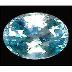 1.07ct Top AAA Oval Cut Blue Green Zircon VS (GEM-10934)