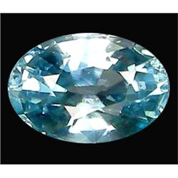 1.38ct Top AAA Oval Cut Blue Green Zircon VS (GEM-10949)