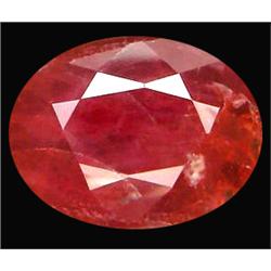 8.67ct Oval Cut Red Padparascha Sapphire Nigeria (GEM-10956)