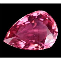 2.75ct Pear Cut Natural Sweet Pink Tourmaline VVS (GEM-11434)