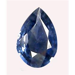 0.69ct Pear Cut Top AAA Blue Sapphire Cylon VVS (GEM-11467)