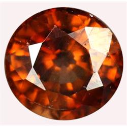 0.80ct Round Natural Brown Cambodia Zircon VS (GEM-11491)