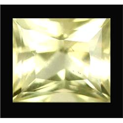 2ct First Class Princess Cut Yellow Andesine Congo VVS (GEM-12117)