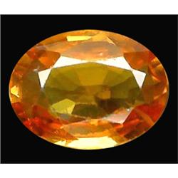 0.85ct Oval Cut Top AAA Yellow Orange Sapphire VS (GEM-12214)