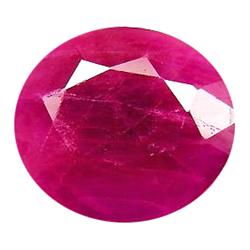 2.00ct Fantastic Oval Cut Red Ruby (GEM-12318)