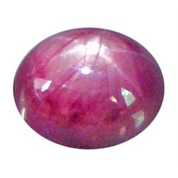 3.80ct Wonderful Oval Cabochon Red Natural Star Ruby (GEM-12336)