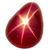 Image 1 : 1.44ct Fantastic Pear Cabochon Red Star Ruby (GEM-12349)