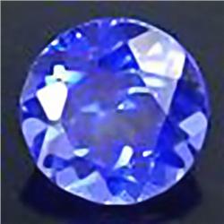 2.5mm VERY RARE Blazing Blue Purple Tanzanite FLAWLESS (GEM-4525R)