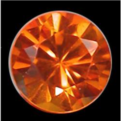 3mm RARE Screaming Yellow Orange Round Natural Sapphire (GEM-4617R)