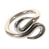 Image 1 : Set of Hand Forged Stainless Napkin Rings (DEC-053)