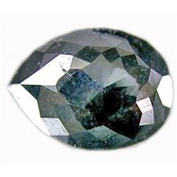 2.42cts Excellent Rose Cut Deep Black Natural Diamond (GEM-11888)
