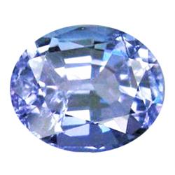 1ct Elegant AAA Purplish Blue Natural Tanzanite VS/SI (GEM-12345)