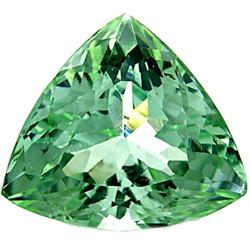 12.49ct Stunning 100% Natural Green Kunzite Trillion (GEM-12556)