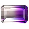 Image 1 : 17.20ct Outstanding Emerald Bi Color Ametrine FLAWLESS (GEM-12673)