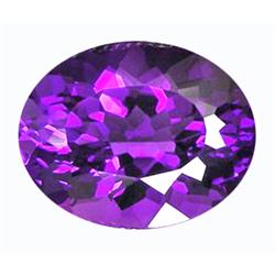 12.35ct   Attractive Oval Purple Amethyst (GEM-12723)