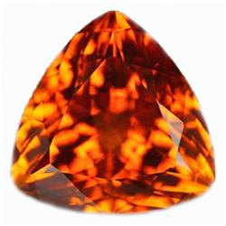 20.50ct Red Orange Trillion Cut Citrine (GEM-12811)