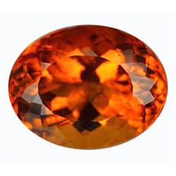 18.50ct Stunning Oval Red Orange Citrine Brazil (GEM-12863)