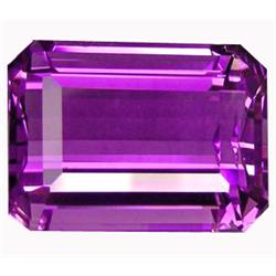 31.45ct   Beautiful Octagon Purple Amethyst (GEM-13101)