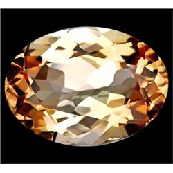 13.20ct Superb Oval Peach Pink Imperial Topaz FLAWLESS (GEM-13227)