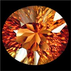 13.68ct Concave Cut Clean Natural Imperial Topaz Gem FLAWLESS (GEM-13305)