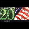 Image 2 : 2003A $2 Federal Reserve Note, Uncirculated 2008 BEP Folio Issue (Dallas, TX) Grades Gem CU