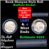 Image 1 : Buffalo Nickel Shotgun Roll in Old Bank Style 'Bell Telephone'  Wrapper 1927 & S Mint Ends.