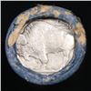 Image 3 : Buffalo Nickel Shotgun Roll in Old Bank Style 'Bell Telephone'  Wrapper 1927 & S Mint Ends.