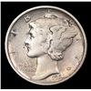Image 2 : 1921-d Mercury Dime 10c Graded vf30 details By SEGS