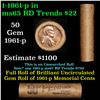 Image 1 : Shotgun Lincoln 1c roll, 1961-p 50 pcs Brandt Wrapper.