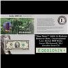 Image 1 : **Star Note** 2003 $2 Federal Reserve Note, Uncirculated Low Serial BEP Folio Issue (Richmond, VA) G