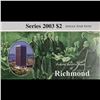 Image 2 : **Star Note** 2003 $2 Federal Reserve Note, Uncirculated Low Serial BEP Folio Issue (Richmond, VA) G
