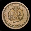 Image 3 : 1862 Indian Cent 1c Grades f+